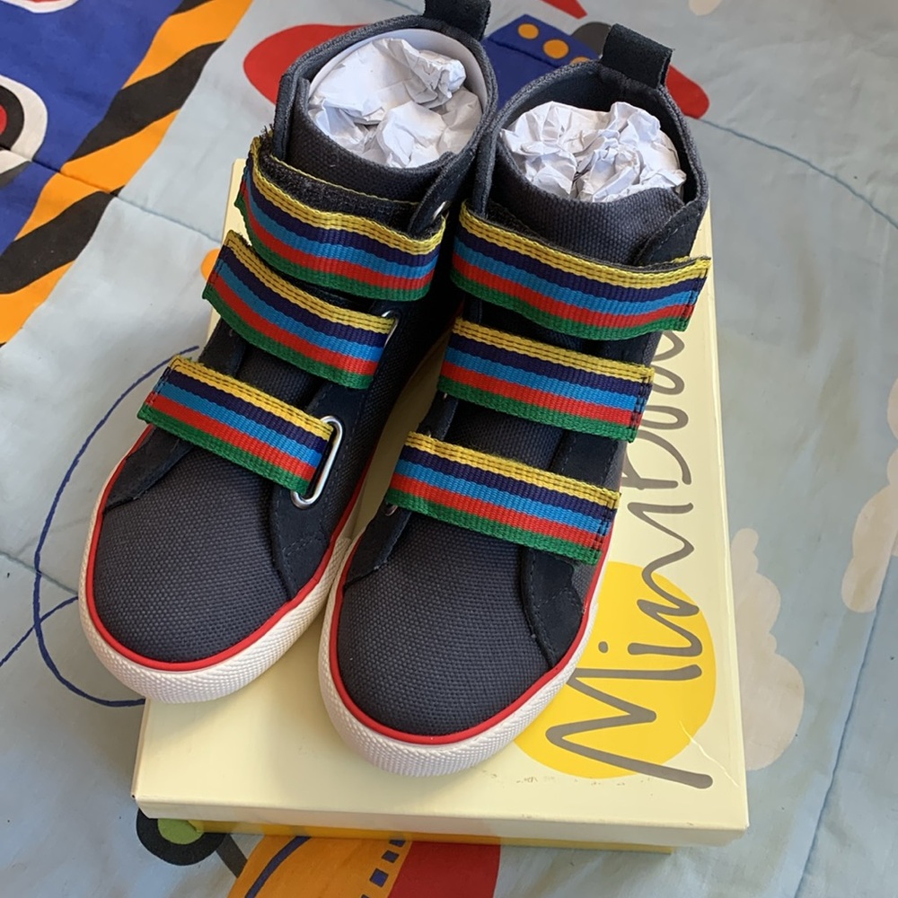 Mini Boden Space rocket high tops size 3 kids aka 32 European - Picture 8 of 12